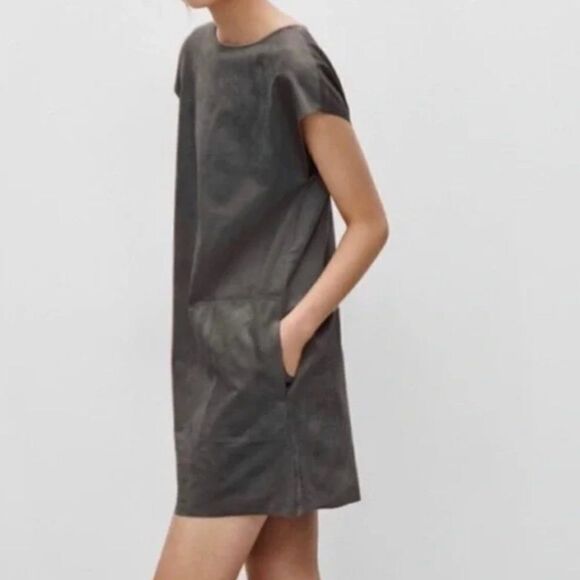 Aritzia Wilfred Free Nori dress // dark charcoal grey // Size XS // BNWOT - Picture 7 of 8